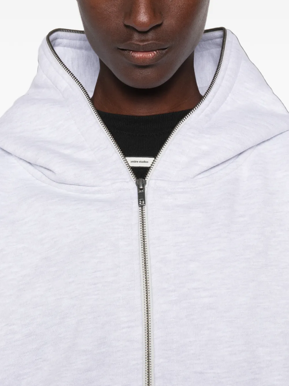 ENTIRE STUDIOS Hoodie met rits Grijs