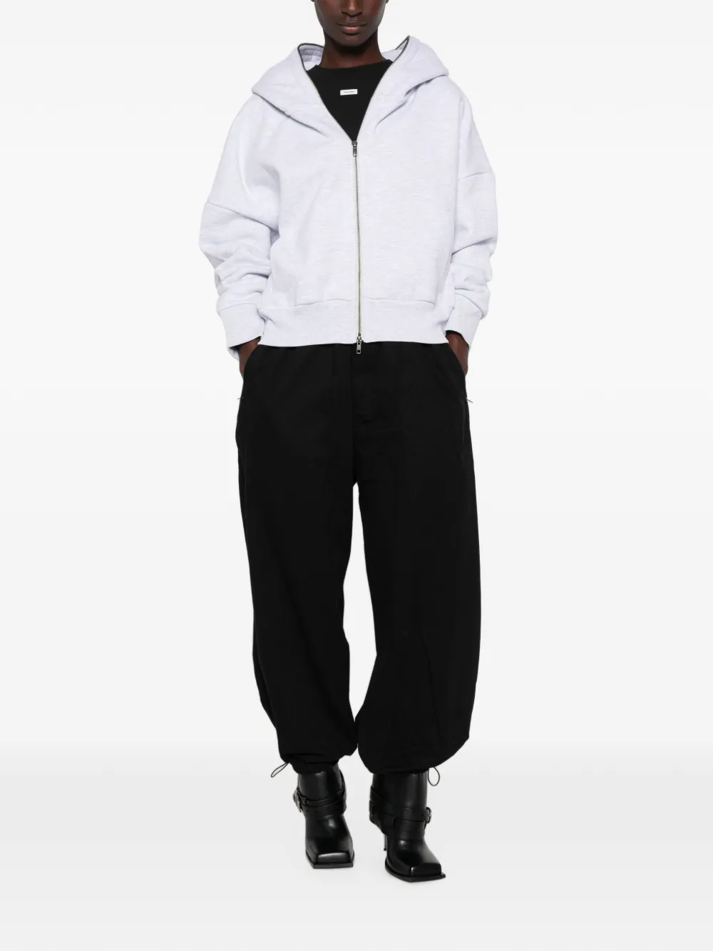ENTIRE STUDIOS Hoodie met rits Grijs