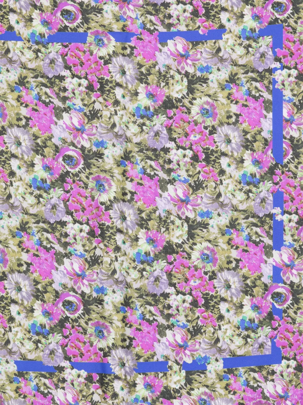 Valentino Garavani Sjaal met bloemenprint Blauw