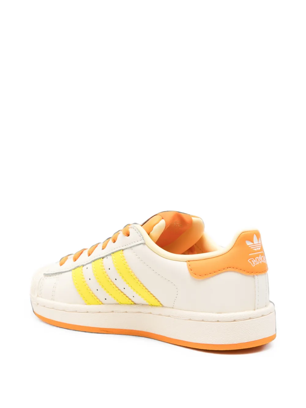 adidas Kids Superstar II C Pokémon-print lace-up sneakers Beige