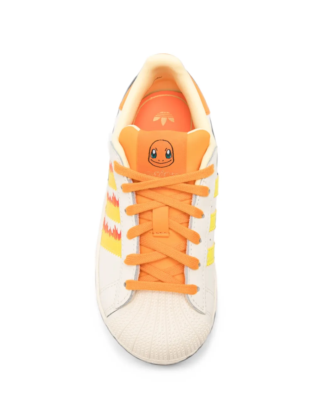 adidas Kids Superstar II C Pokémon-print lace-up sneakers Beige