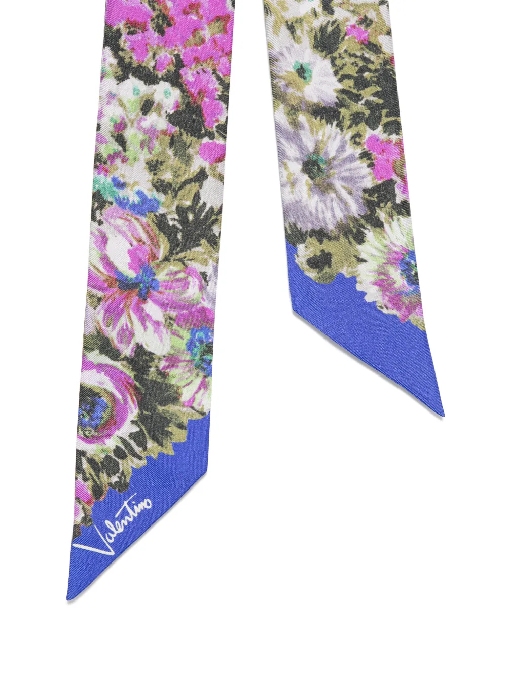 Valentino Garavani Sjaal met logoprint Blauw