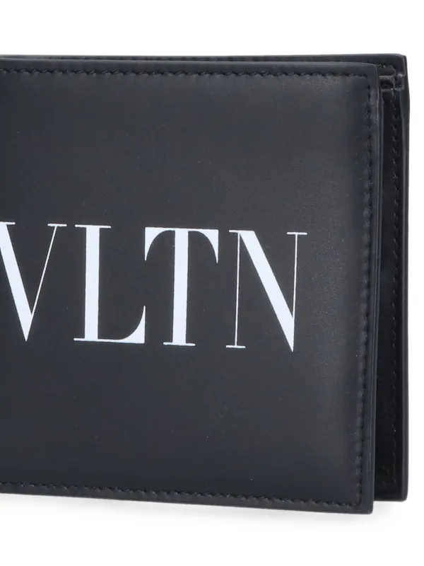 【未使用】保管品 VLTN Valentino Garavani 折り財布 札入 Valentino Garavani VLTN Bifold Wallet | Black | FARFETCH