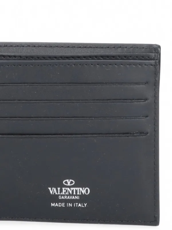 Valentino Garavani VLTN Bifold Wallet | Black | FARFETCH