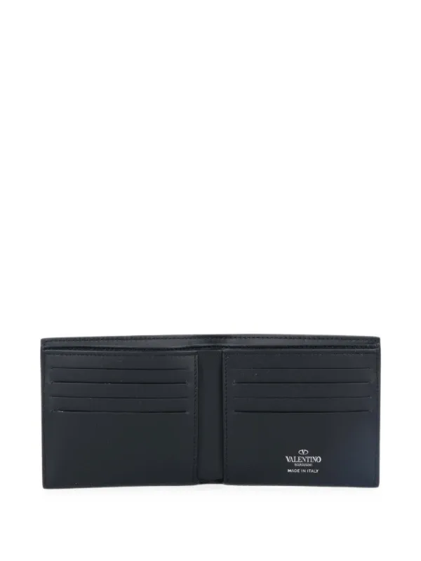 Valentino Garavani VLTN Bifold Wallet | Black | FARFETCH