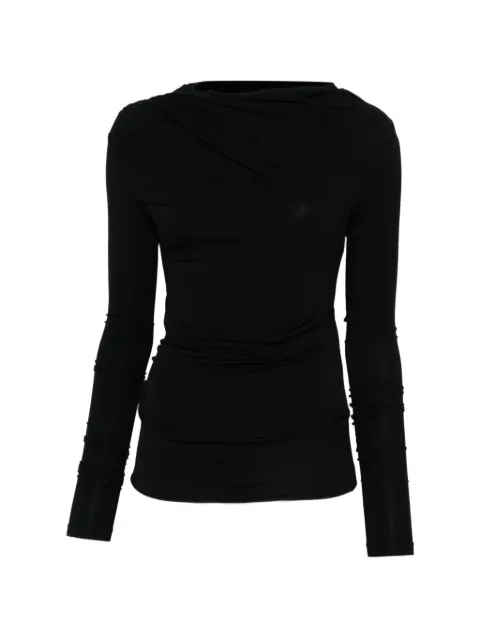 ENTIRE STUDIOS draped long-sleeve top
