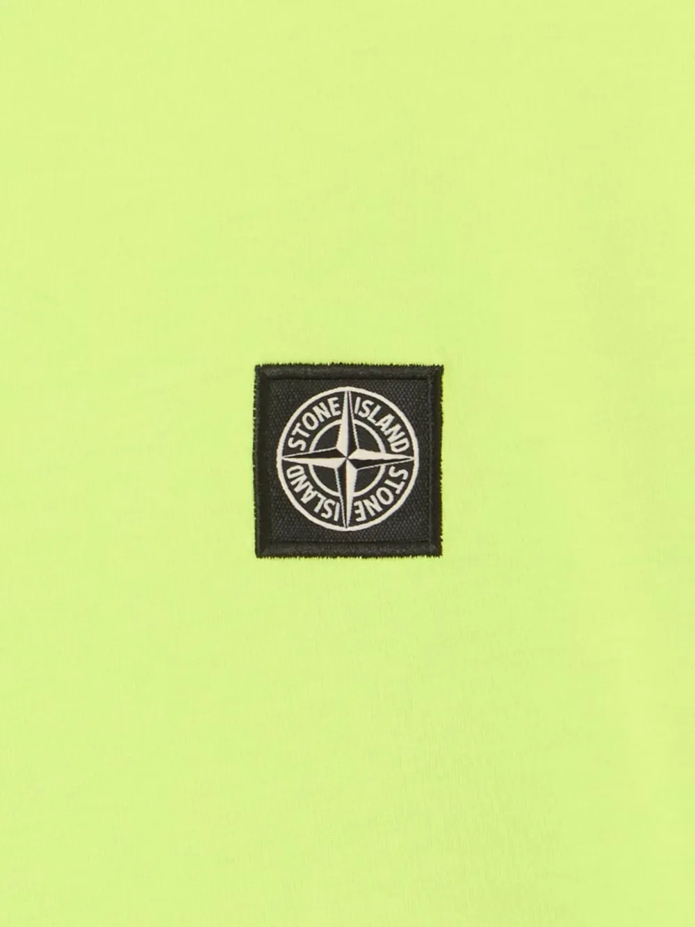 Stone Island Junior Compass patch T-shirt Geel