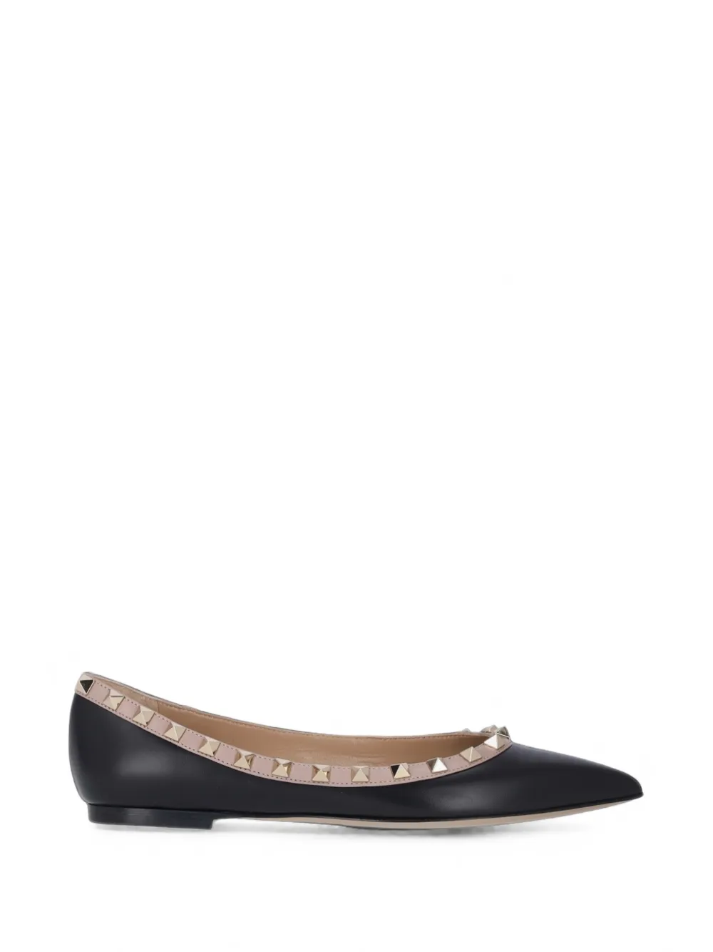 Valentino Garavani Ballerine con decorazione Rockstud - Nero