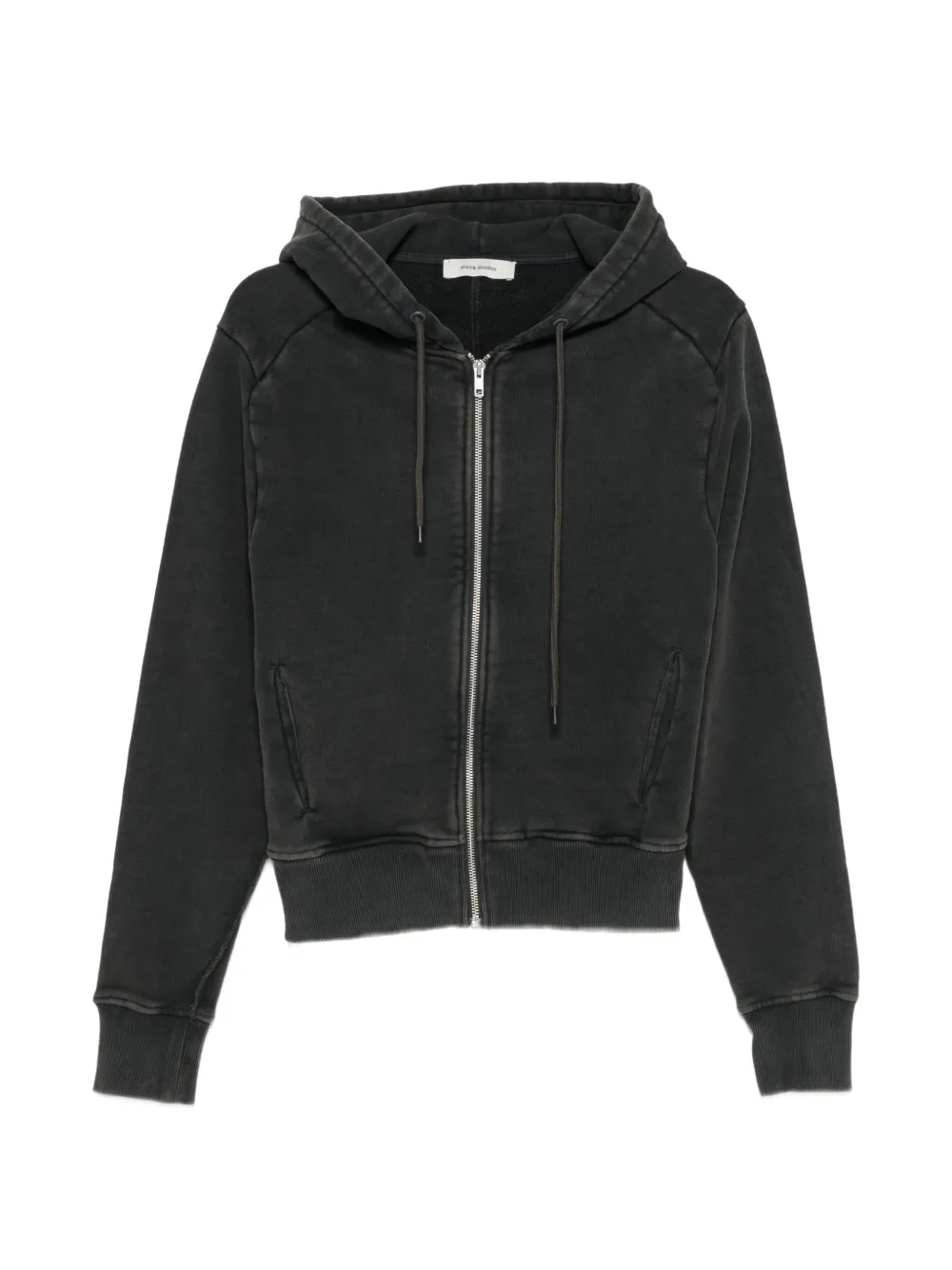 ENTIRE STUDIOS faded-effect zip-up hoodie