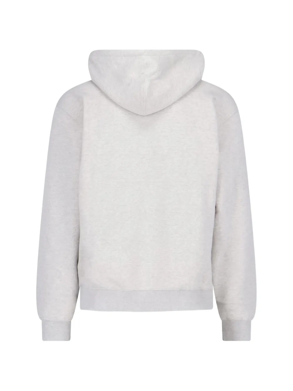 Jil Sander logo-print drawstring hoodie Grijs