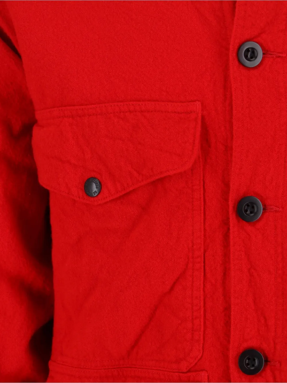 Junya Watanabe MAN x Filson Giacca Deck overhemd met meerdere zakken Rood