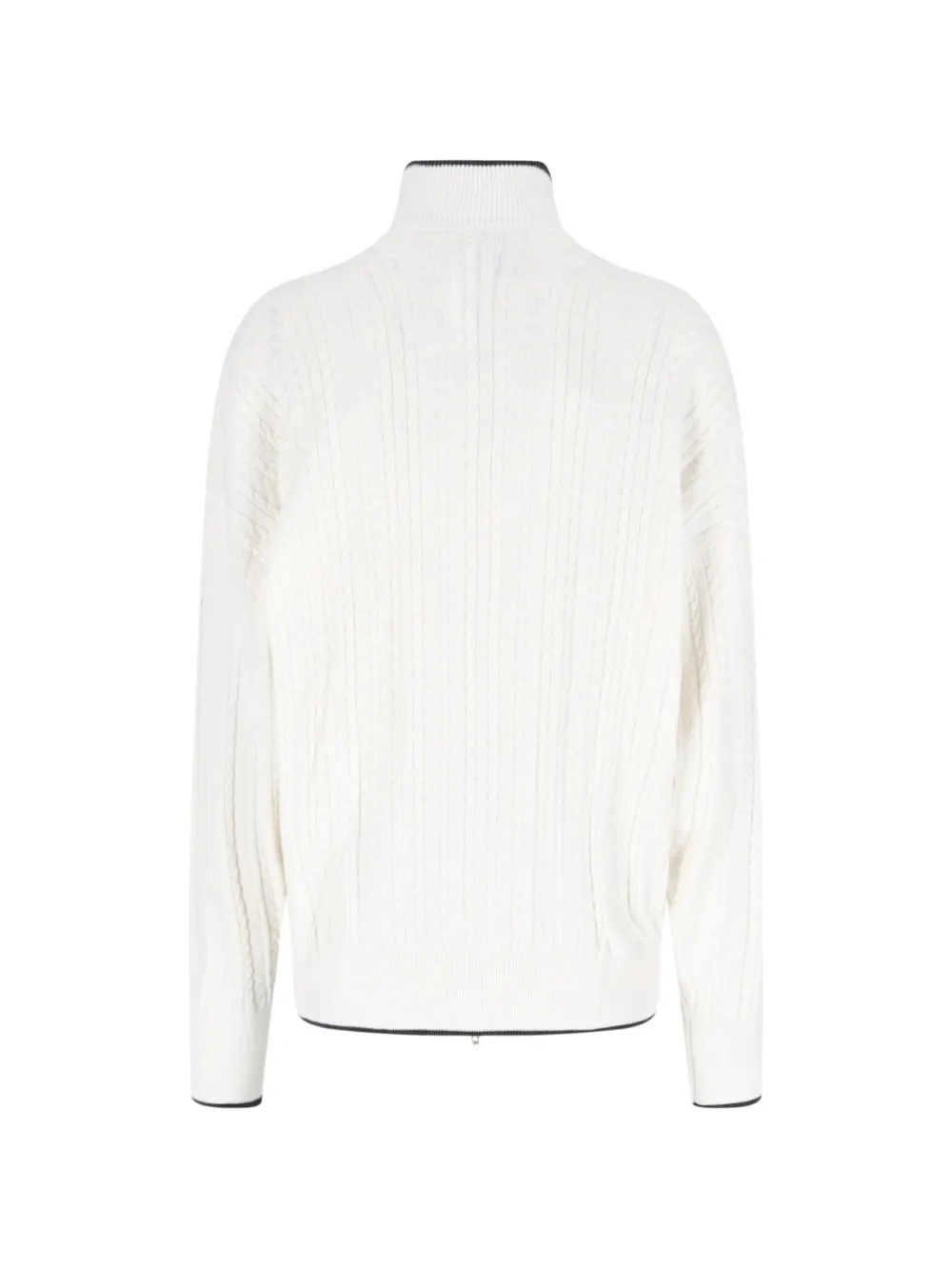 adidas Firebird cable knit track top Wit