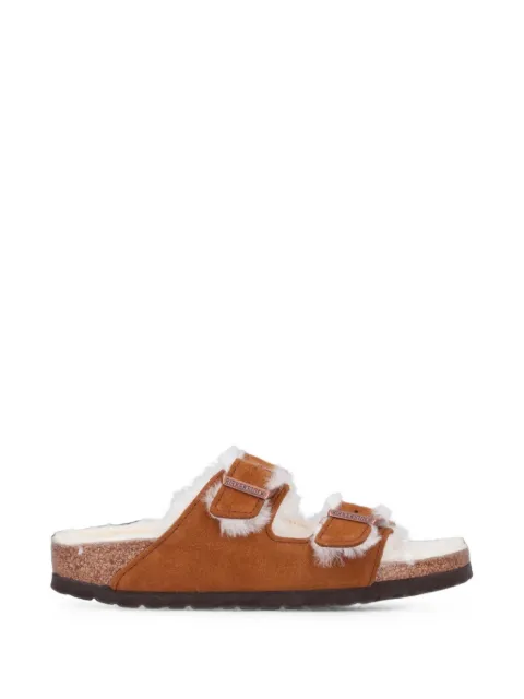 Birkenstock Arizona shearling-lined suede sandals