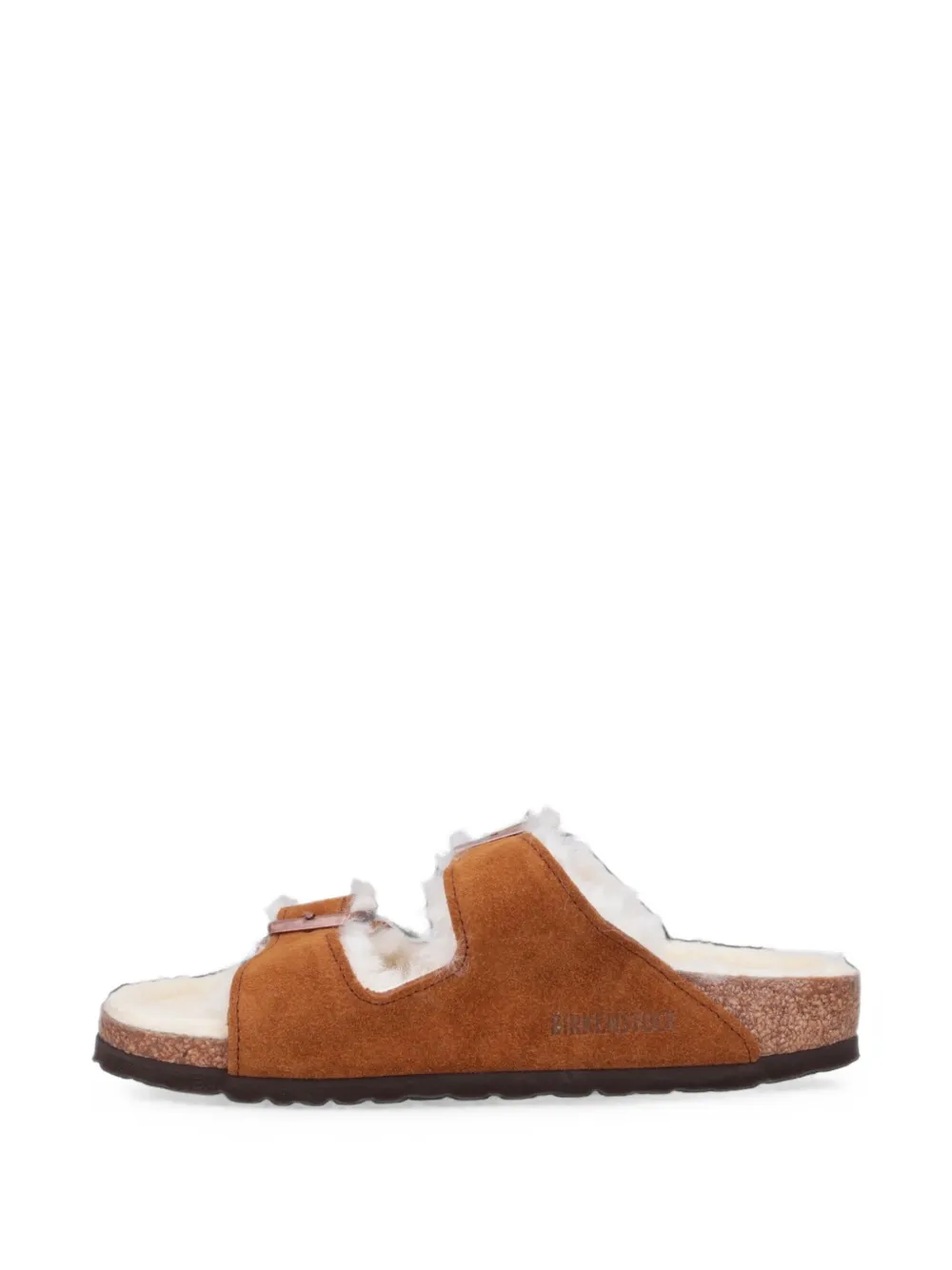Birkenstock Arizona shearling-lined suede sandals Bruin