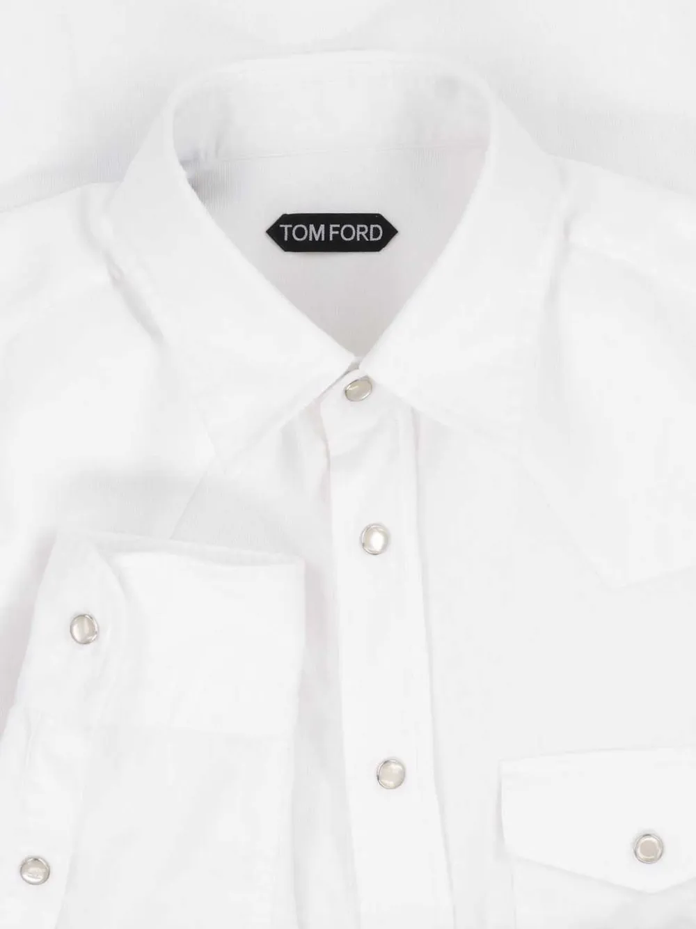 TOM FORD baby corduroy western shirt Wit