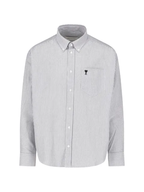 AMI Paris Ami de Coeur striped shirt