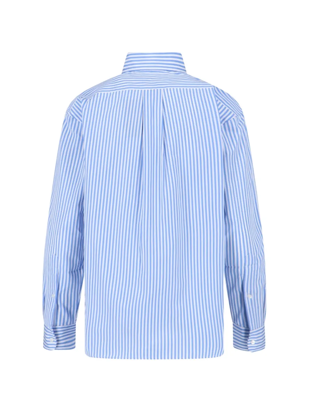 Polo Ralph Lauren Ruimvallende gestreepte katoenen blouse Wit