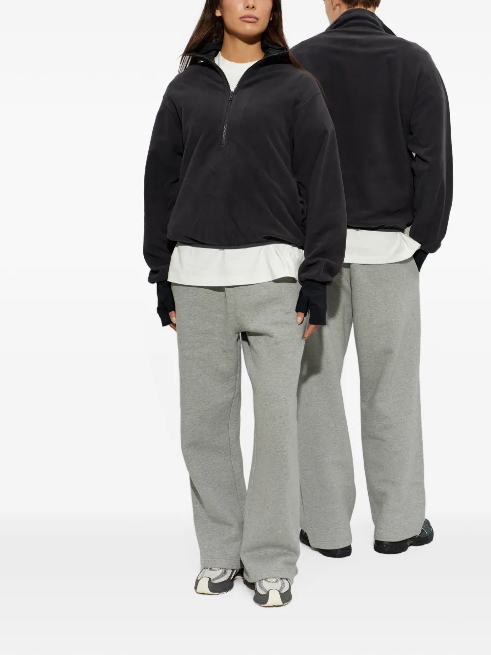 ENTIRE STUDIOS Fleece sweater Zwart