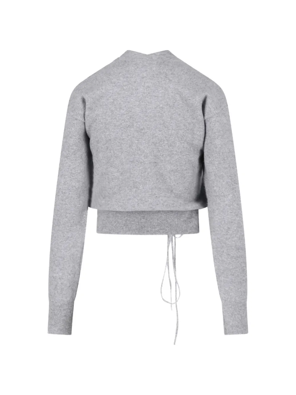 extreme cashmere Ella wrap sweater Grijs