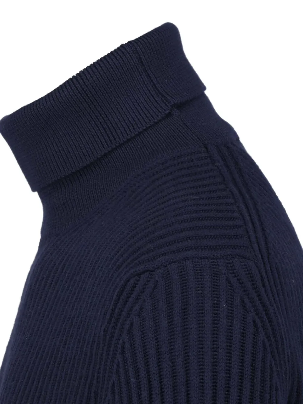 Zanone Ribgebreide coltrui Blauw