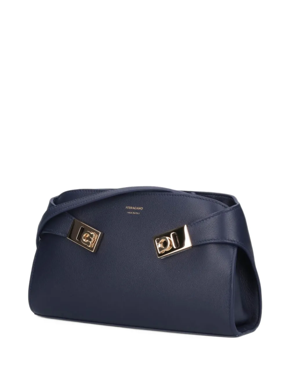 Ferragamo Hug mini-crossbodytas Blauw