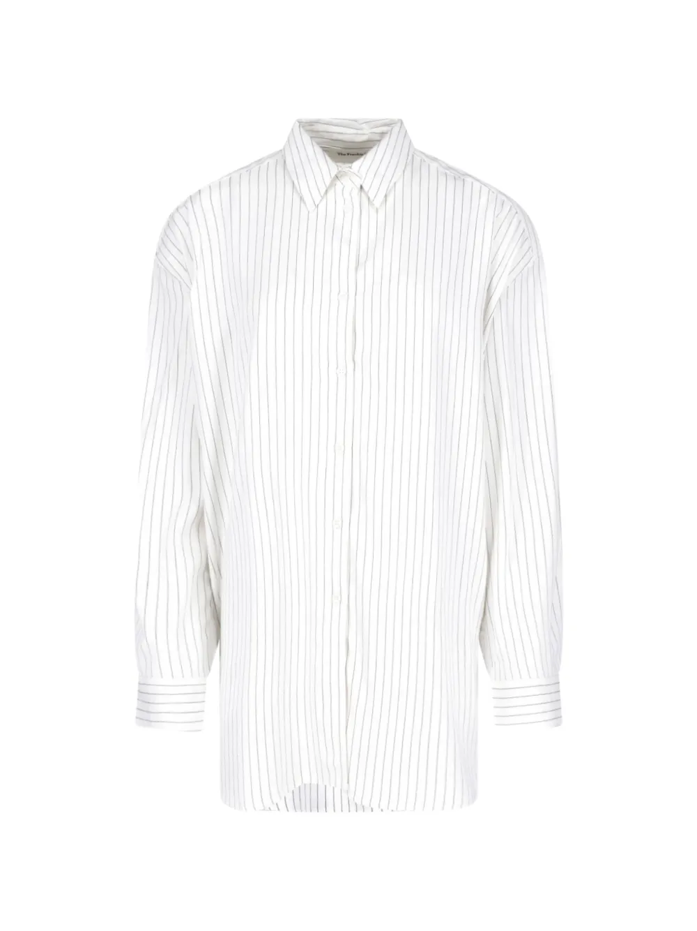 The Frankie Shop chemise boutonnée à rayures - Blanc