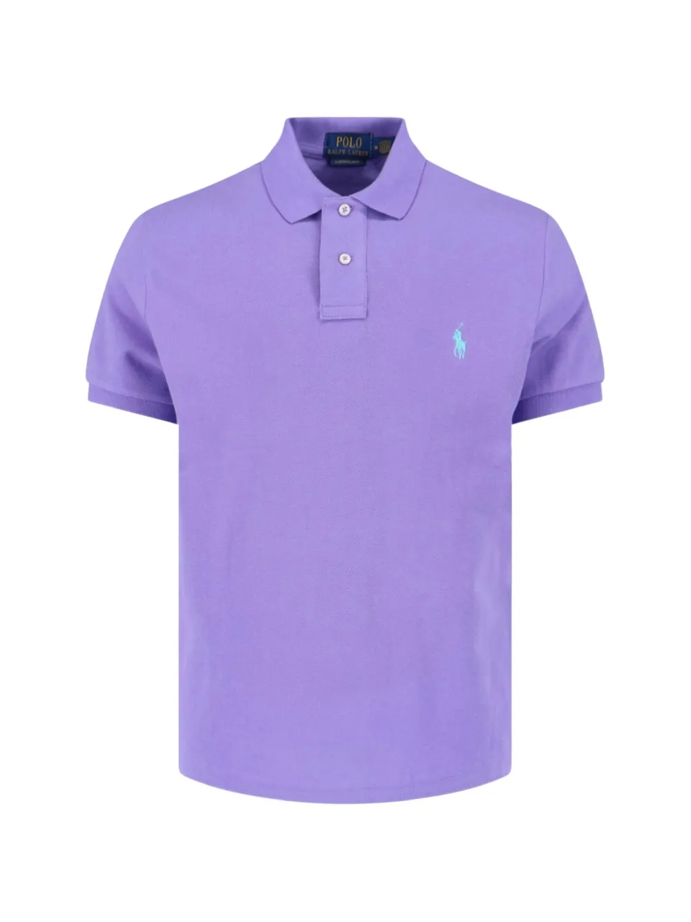 Polo Ralph Lauren logo-embroidered piqué polo shirt - Viola