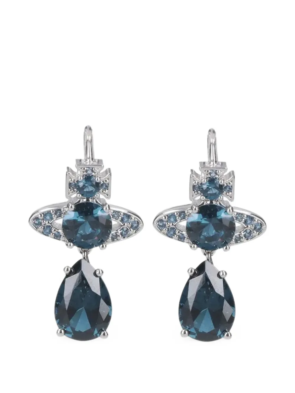 Vivienne Westwood Orb drop earrings - Argento