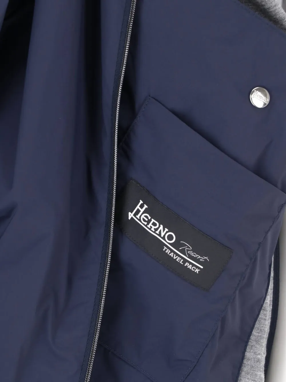 Herno Jack met capuchon Blauw