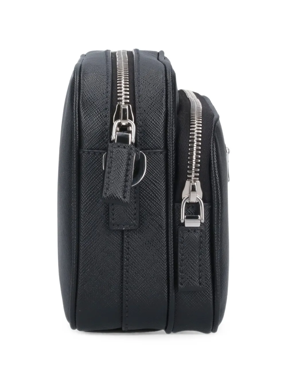 Prada Leren schoudertas Zwart