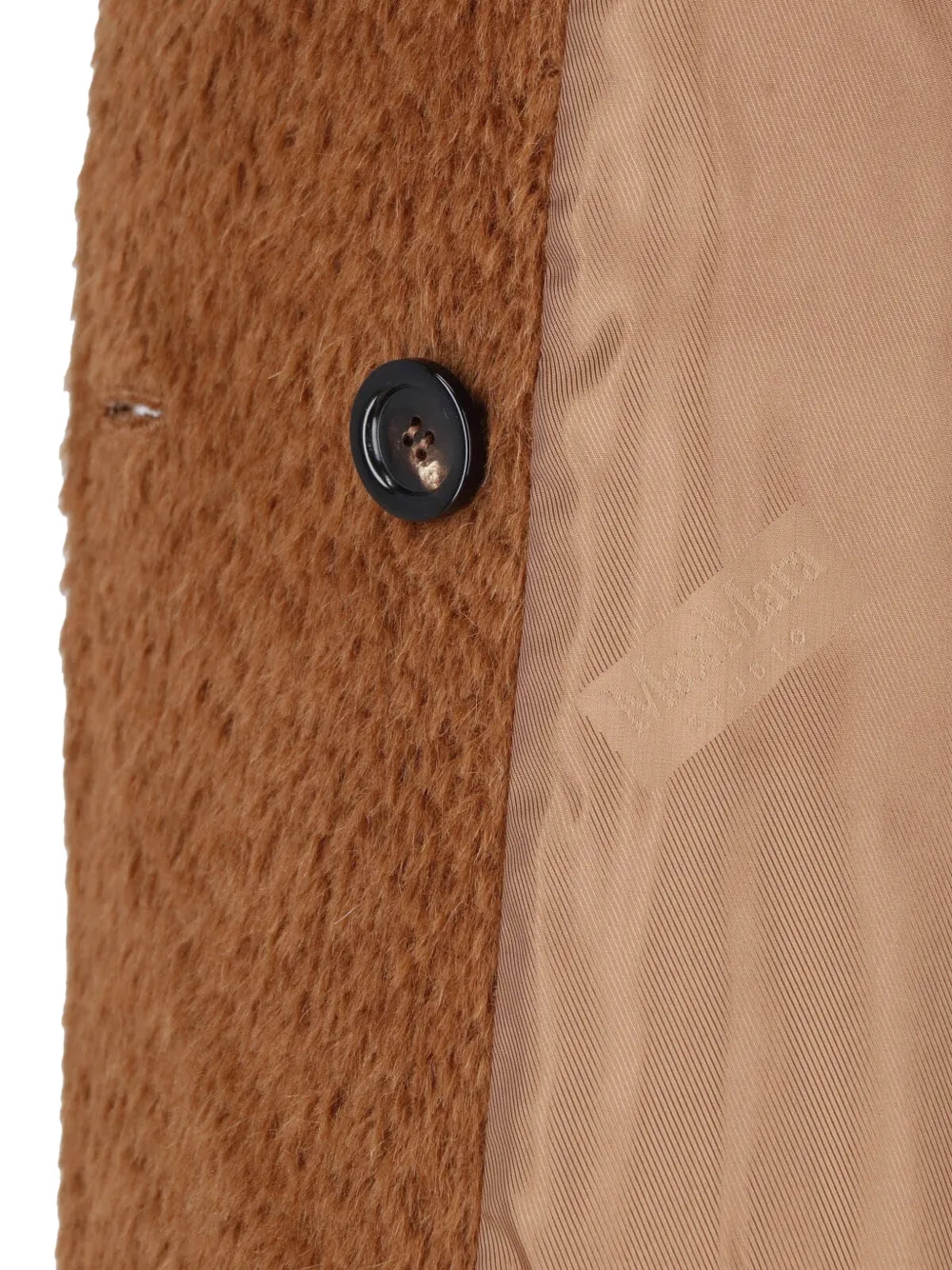 Max Mara double-breasted brushed coat Bruin