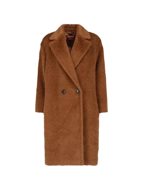Max Mara double-breasted brushed coat