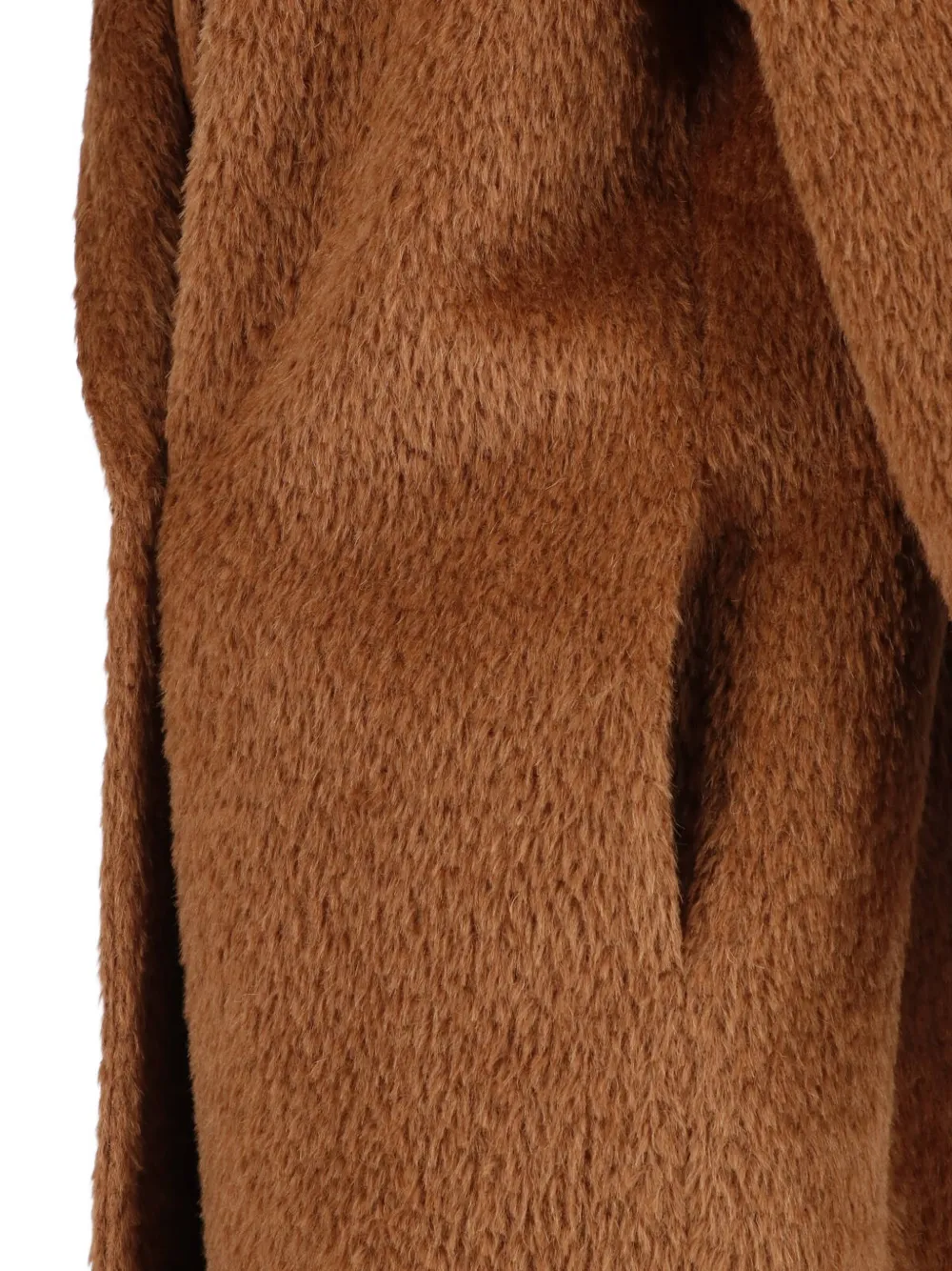 Max Mara double-breasted brushed coat Bruin