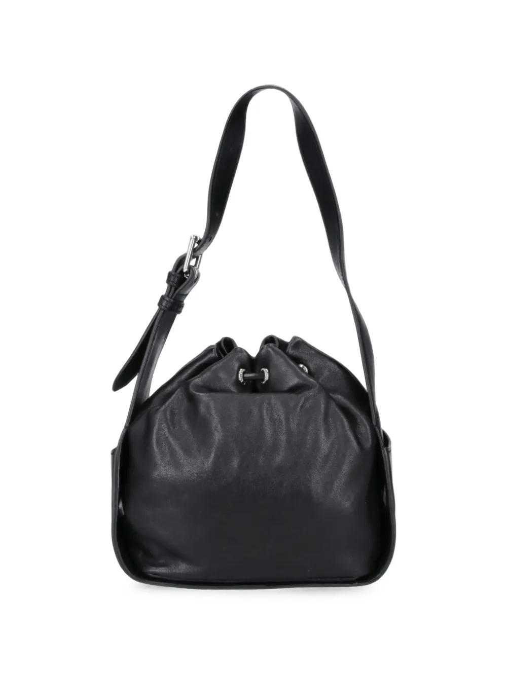 Vivienne Westwood Stacey bucket-tas met trekkoord en Orb-plakkaat Zwart