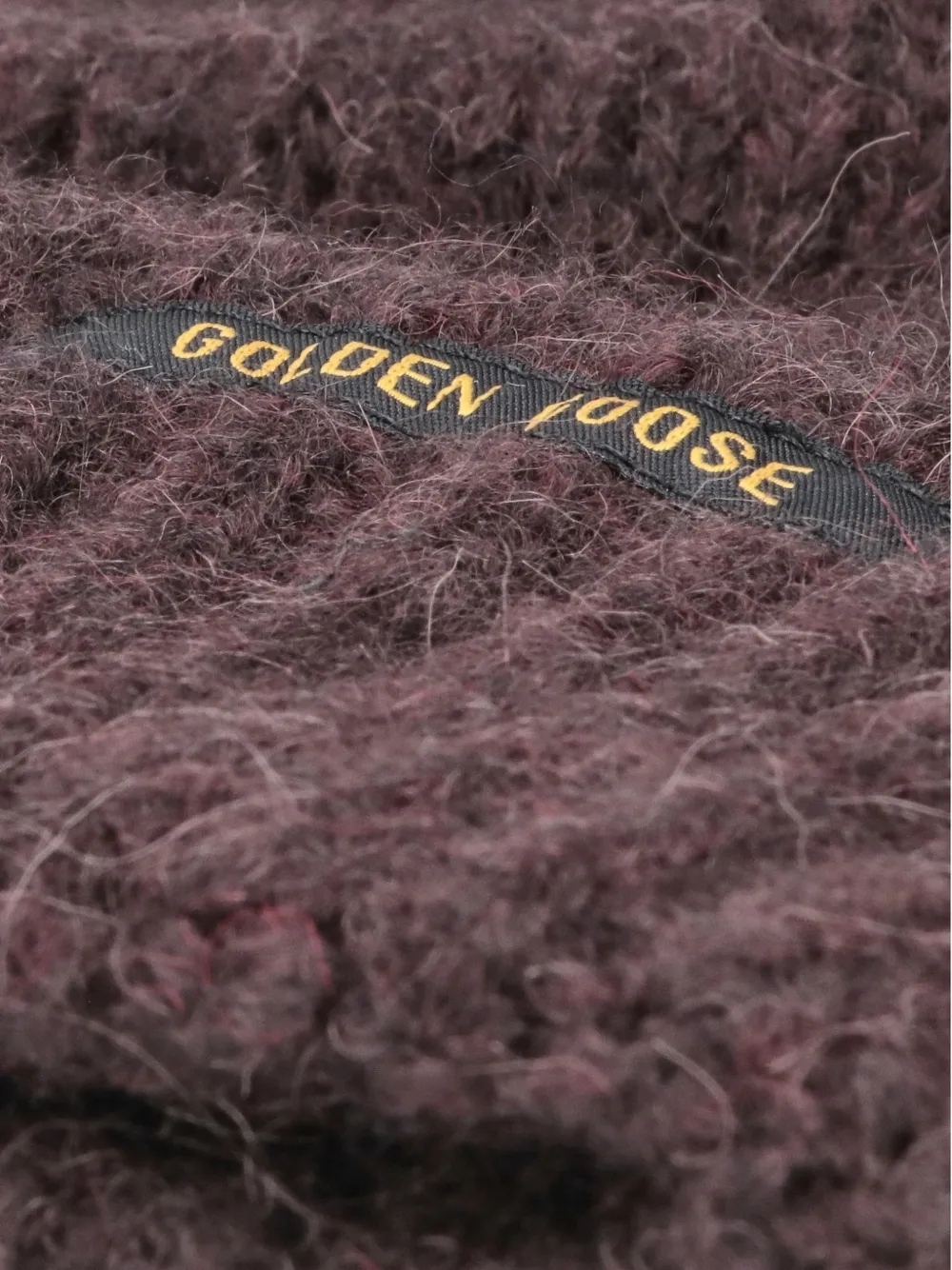 Golden Goose Muts met pompon en geribbelde afwerking Bruin