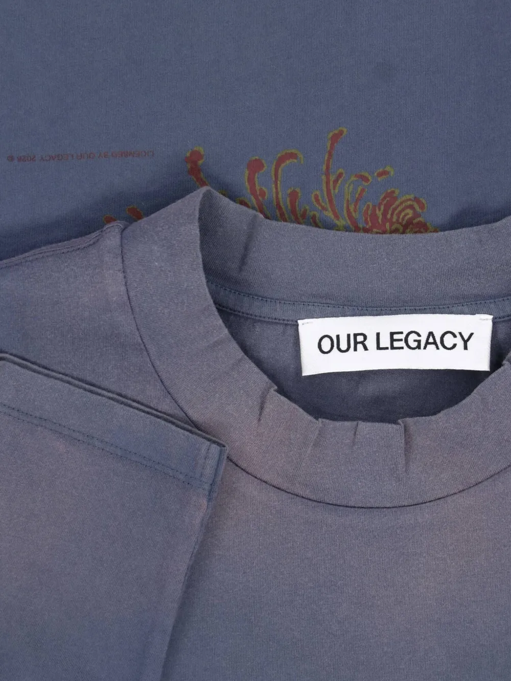OUR LEGACY Morphed Phoenix T-shirt met lange mouwen Blauw