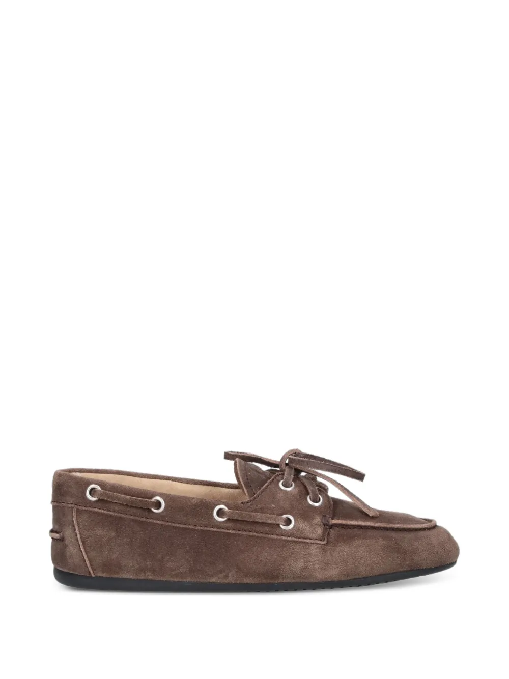 Miu Miu mocassins en daim - Marron Miu Miu mocassins en daim - Marron