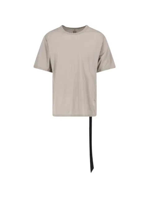 Rick Owens DRKSHDW logo-patch strap-detail T-shirt