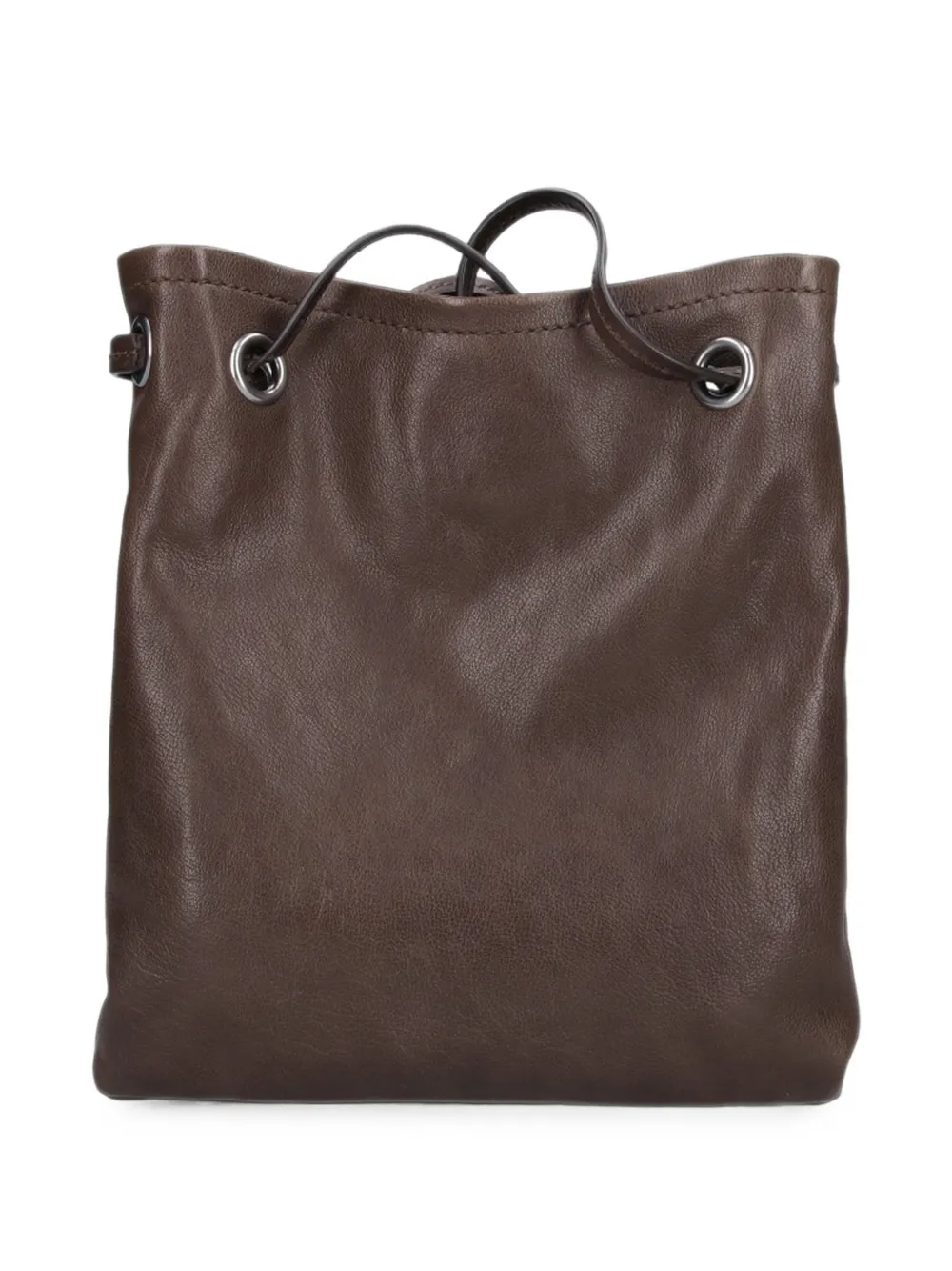 Prada Leren schoudertas Bruin