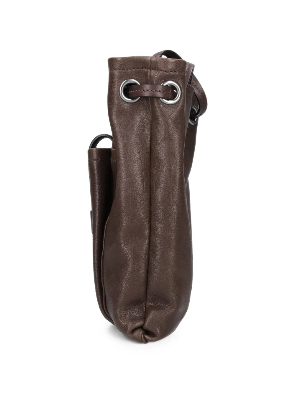 Prada Leren schoudertas Bruin