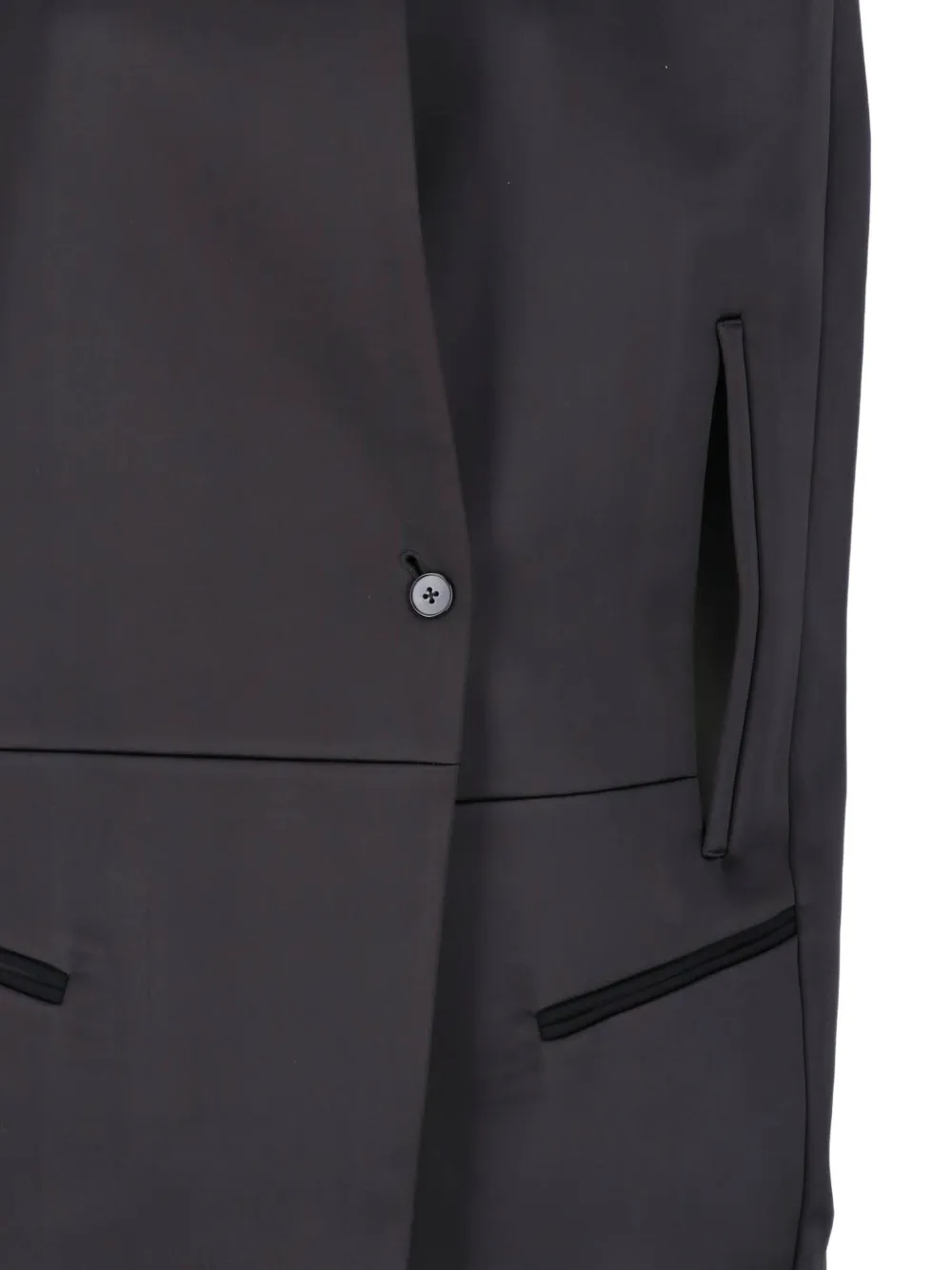 ENTIRE STUDIOS belted-back cape Zwart