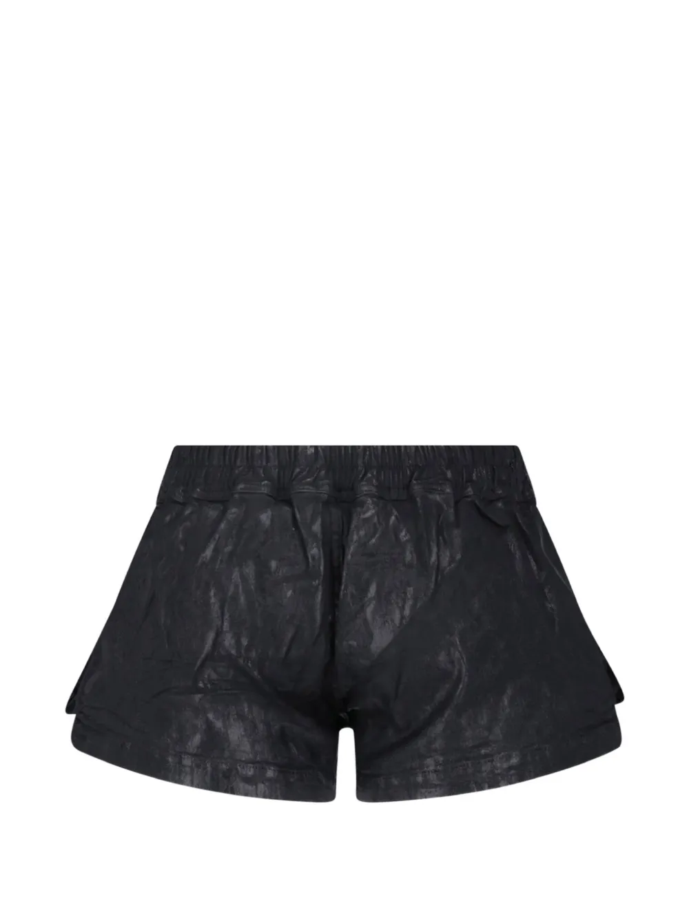 Rick Owens DRKSHDW Mini-shorts met coating en trekkoord Zwart
