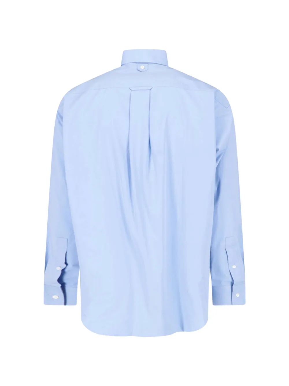AMI Paris Ami de Coeur embroidered shirt Blauw