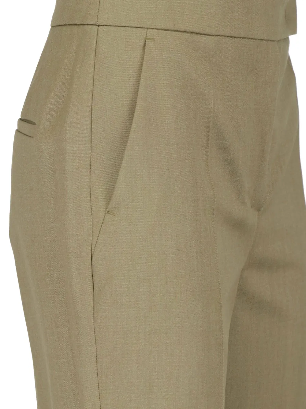 Max Mara Geplooide broek Bruin