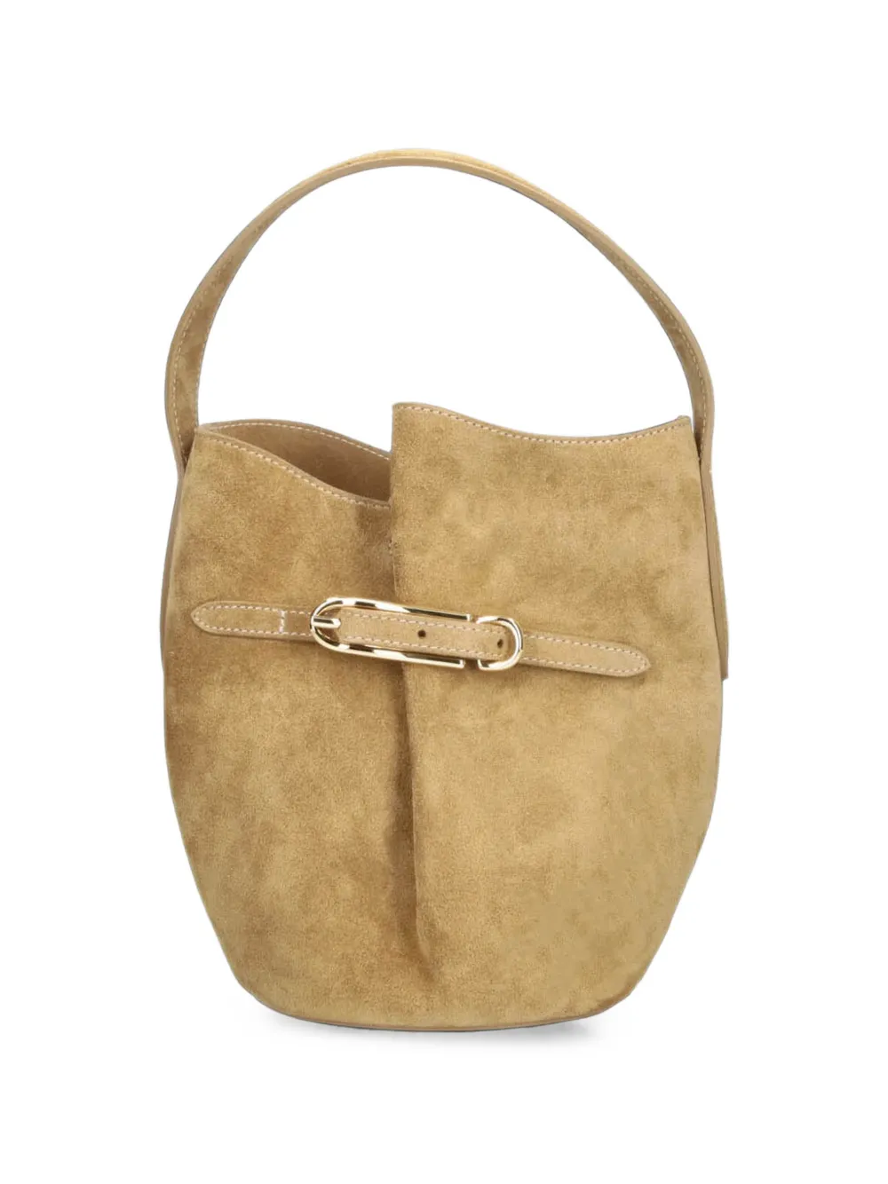 Liffner buckle-detail calf suede tote bag - Toni neutri