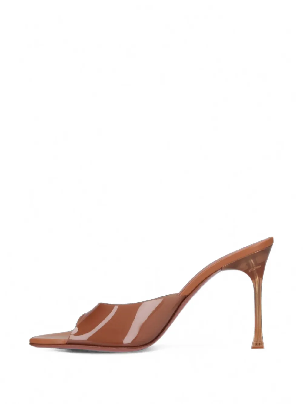 Amina Muaddi Alexa heeled sandals Roze