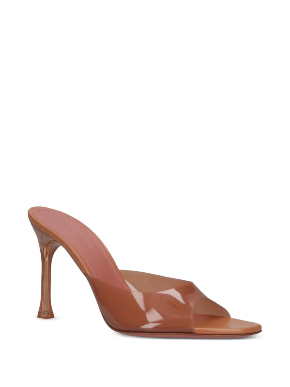 Amina Muaddi Alexa heeled sandals Roze