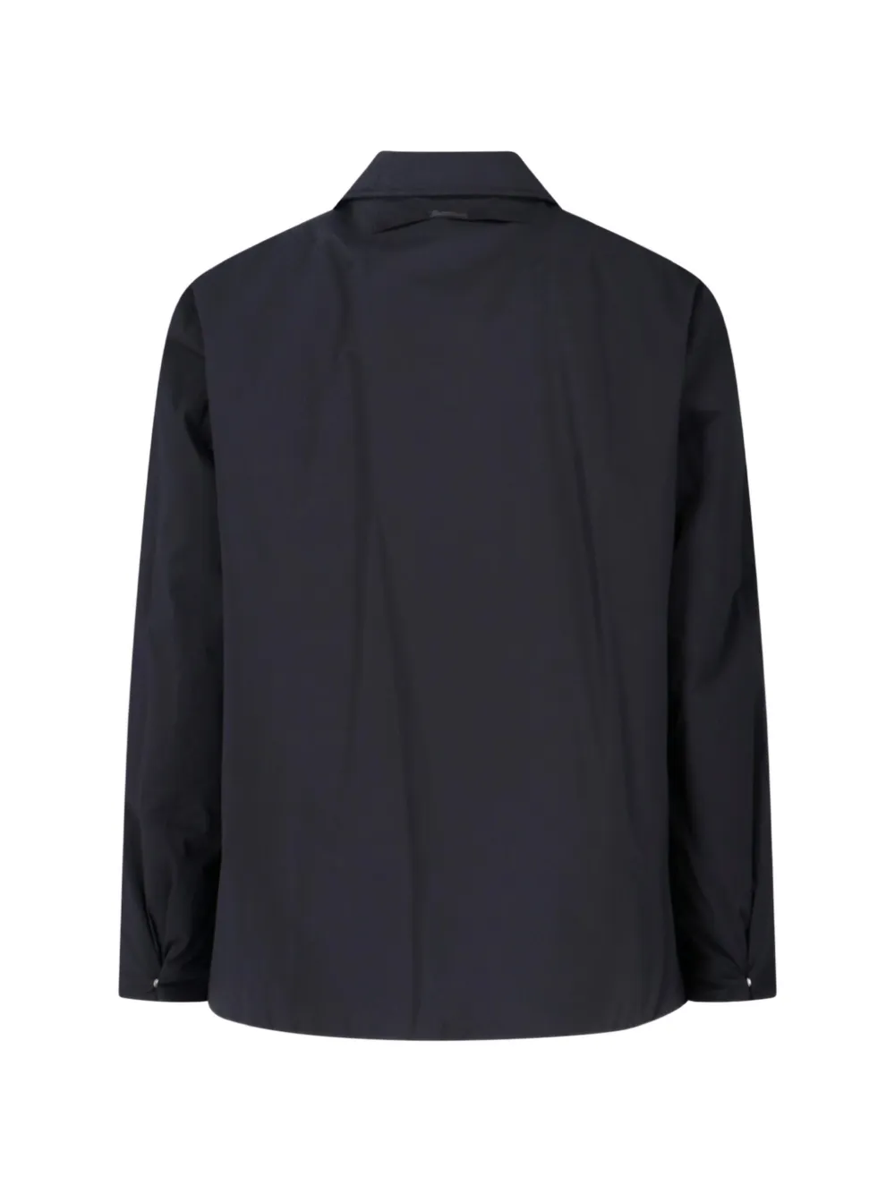 Laminar patch-pocket jacket Blauw