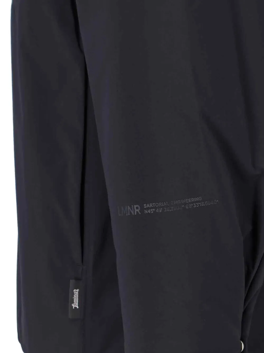 Laminar patch-pocket jacket Blauw