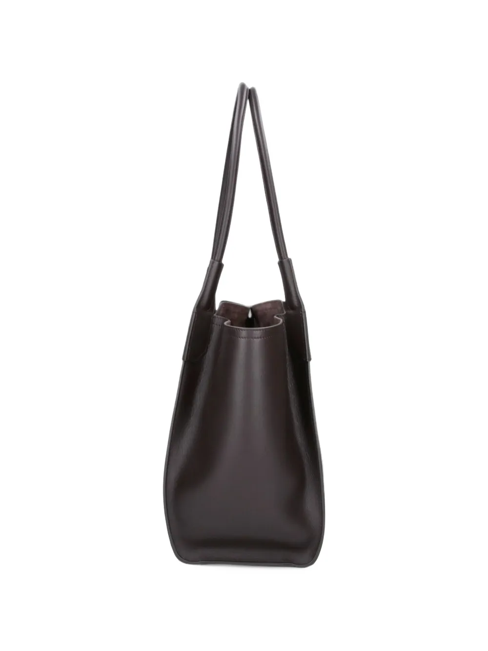 Victoria Beckham seam-detail leather shoulder bag Bruin